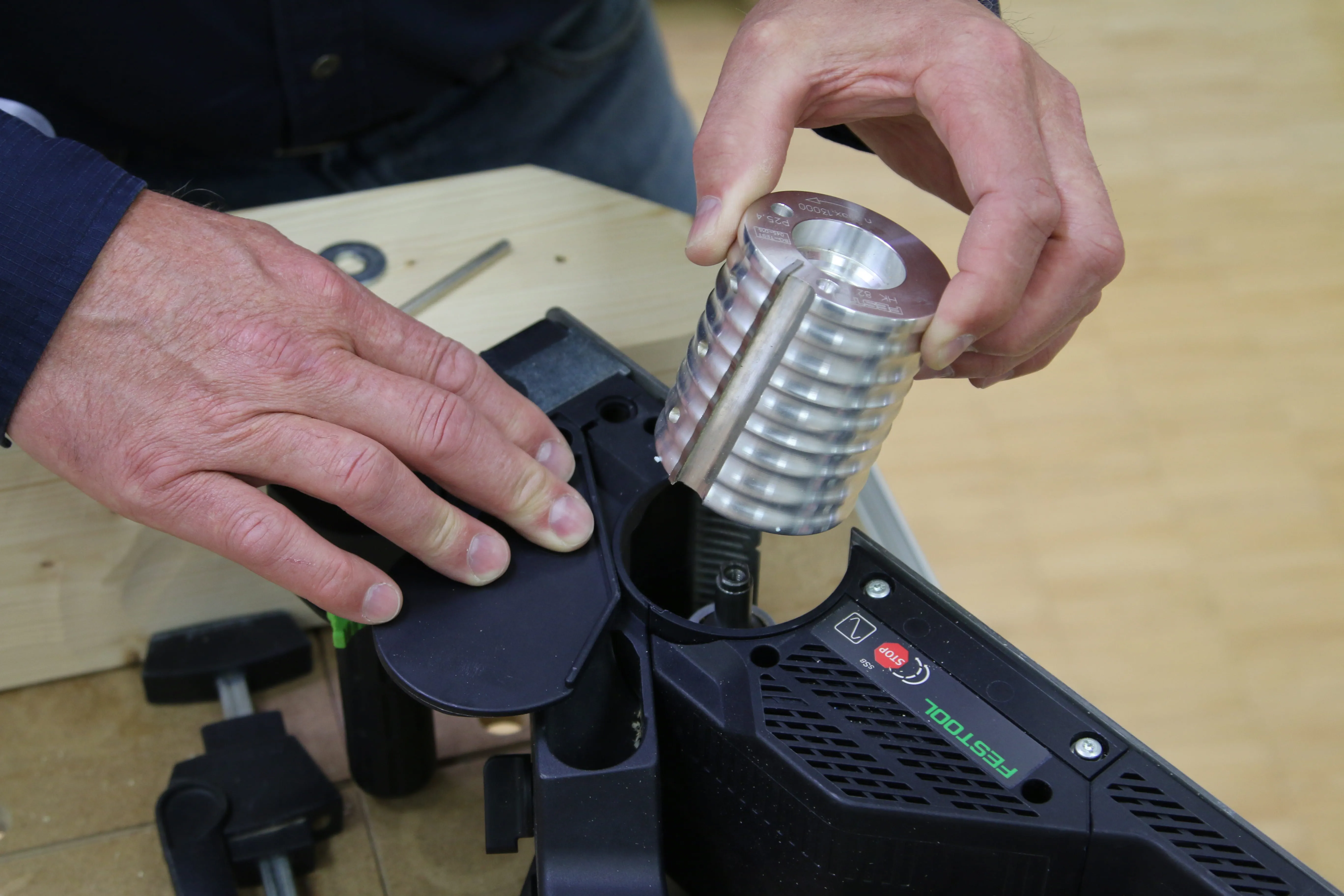 Plaina: Substituir cabeçote de plaina na versão rústica