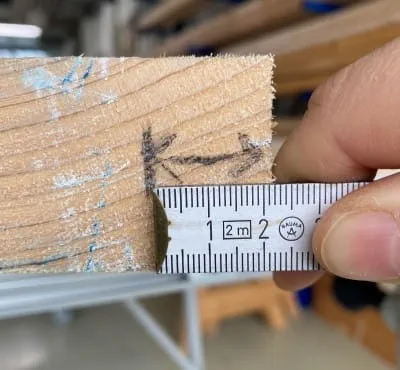 Ajuste da limitação da profundidade do chanfro