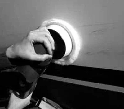 lixadora: Polir, limpar e verificar