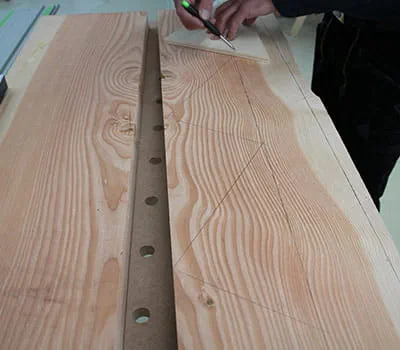 Serra circular Traçar banzo