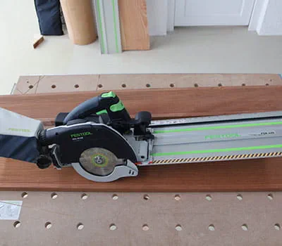 Serra circular Recortar tábuas de pavimento