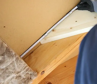 Medir medida restante para a barra.