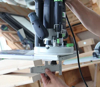 Serra circular ajuste de precisão da profundidade