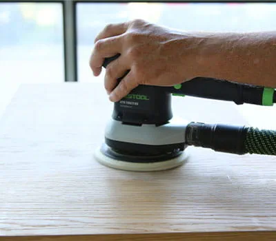 lixadora Lixagem da superfície em movimentos cruzados