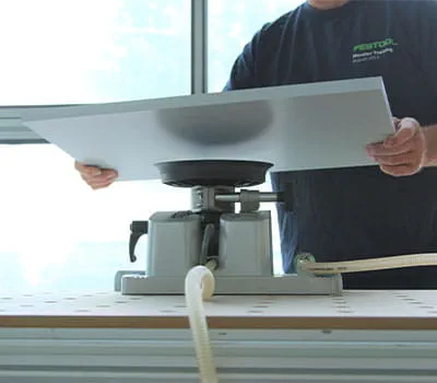 Fixar com a unidade de fixação a vácuo