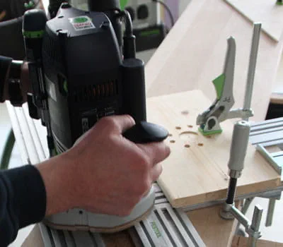 Serra circular Preparar o molde de fresar