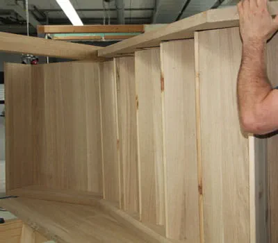 Serra circular Montagem da escada