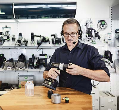 Aconselhamento profissional Festool